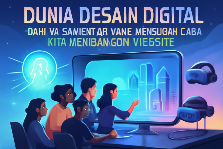 Update Dunia Desain Digital: Dari AI Sampai AR yang Mengubah Cara Kita Membangun Website
